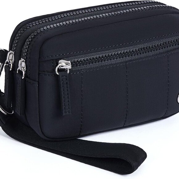 Accessories - Nylon Crossbody Bag Women RFID Wallet Small Compact Travel Purse